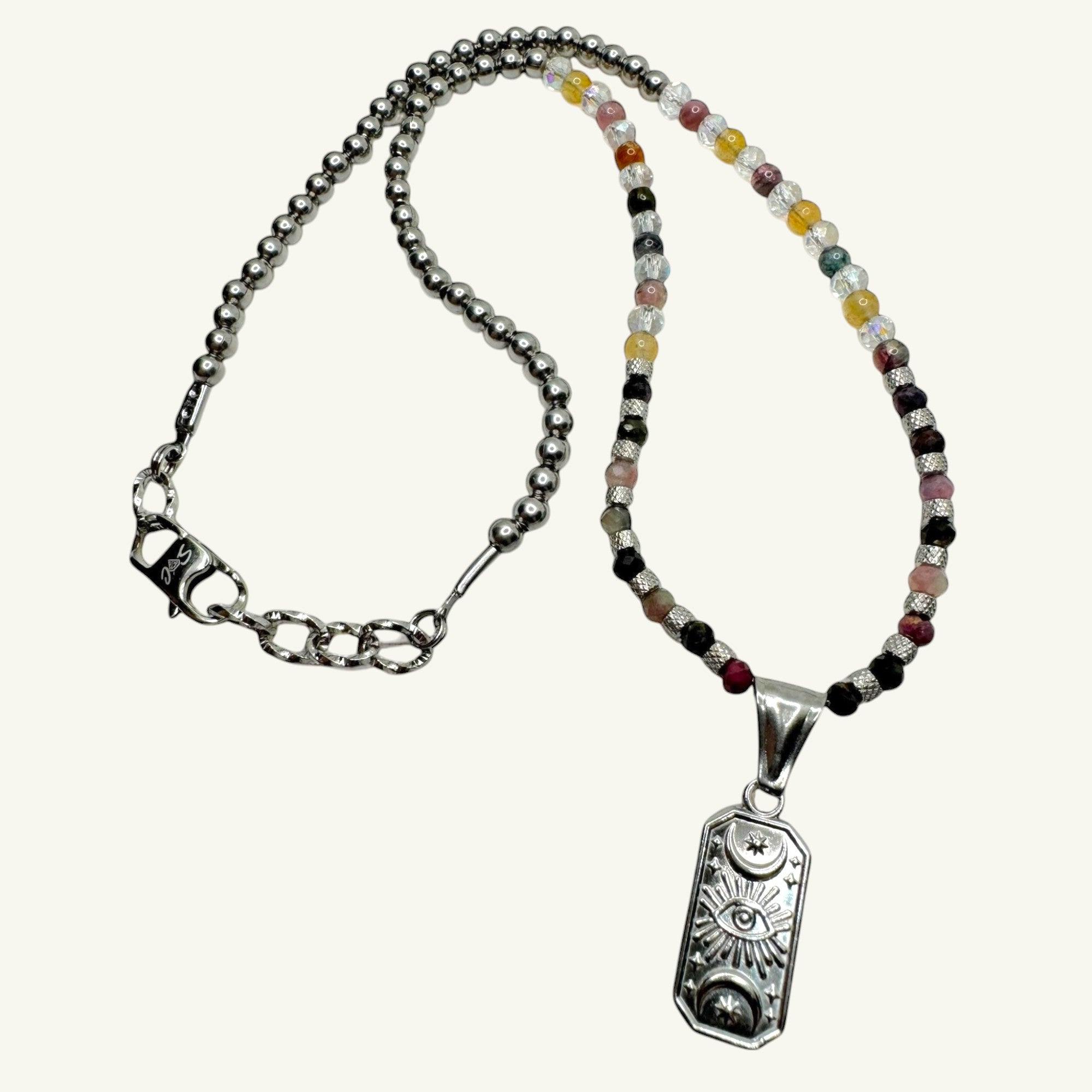 Collana tormalina 3x3 Sharifa Crystals